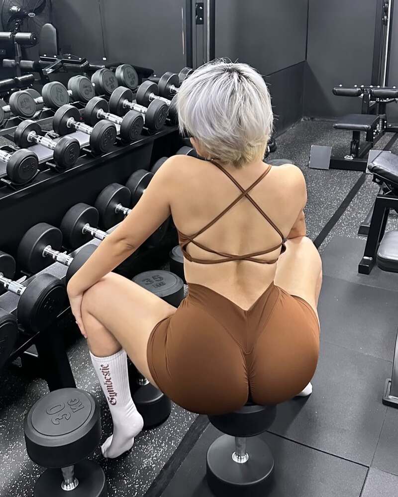 Ảnh Gái Tập Gym mông to lynnsirinaphat Instagram