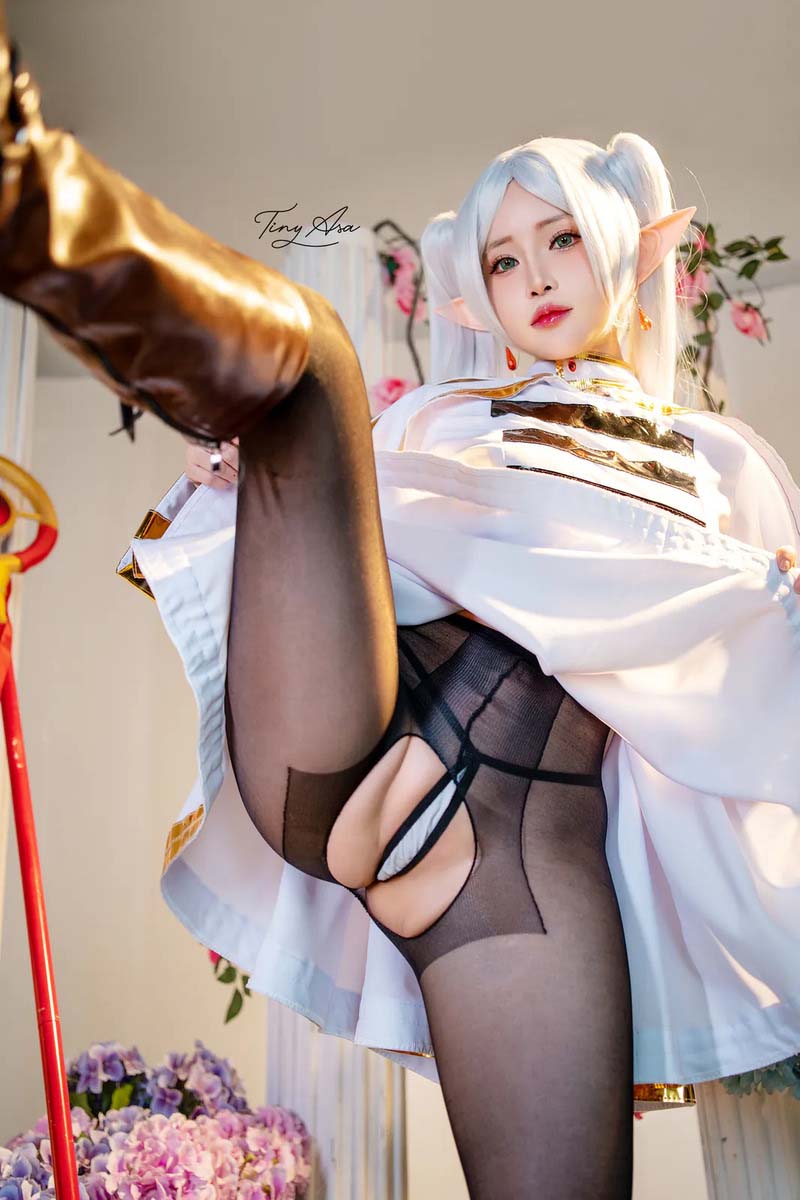 Leak ảnh Tiny Asa Onlyfan cosplay Frieren – Sousou no Frieren không che