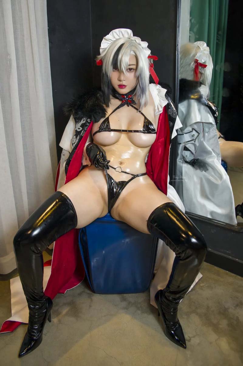[Video] Leak ảnh Tiny Asa | tiny.asababy cosplay Arlecchino không che